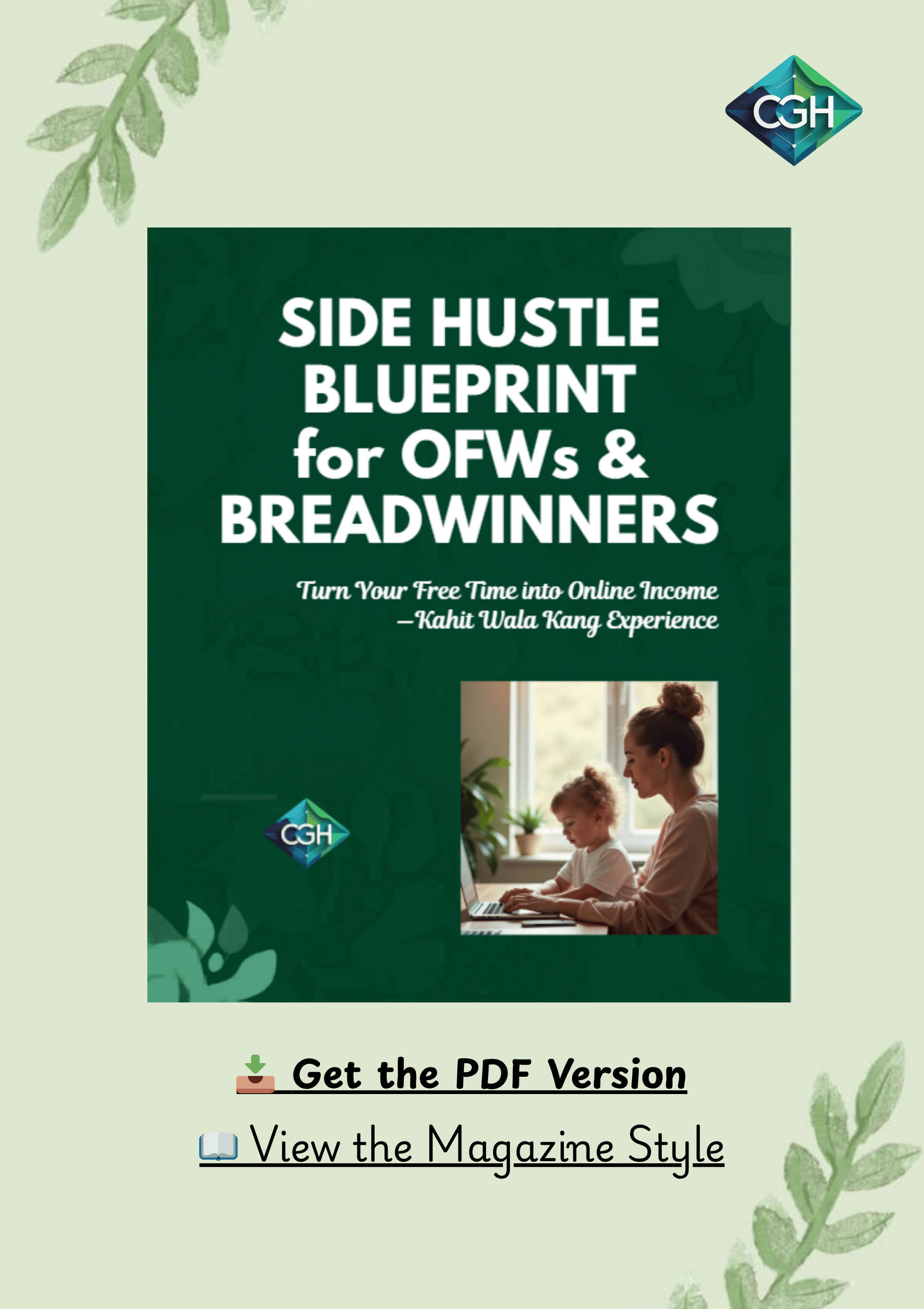SIDE HUSTLE BLUEPRINT FOR OFWS FREE 30-DAY CONTENT GUIDE - Payhip