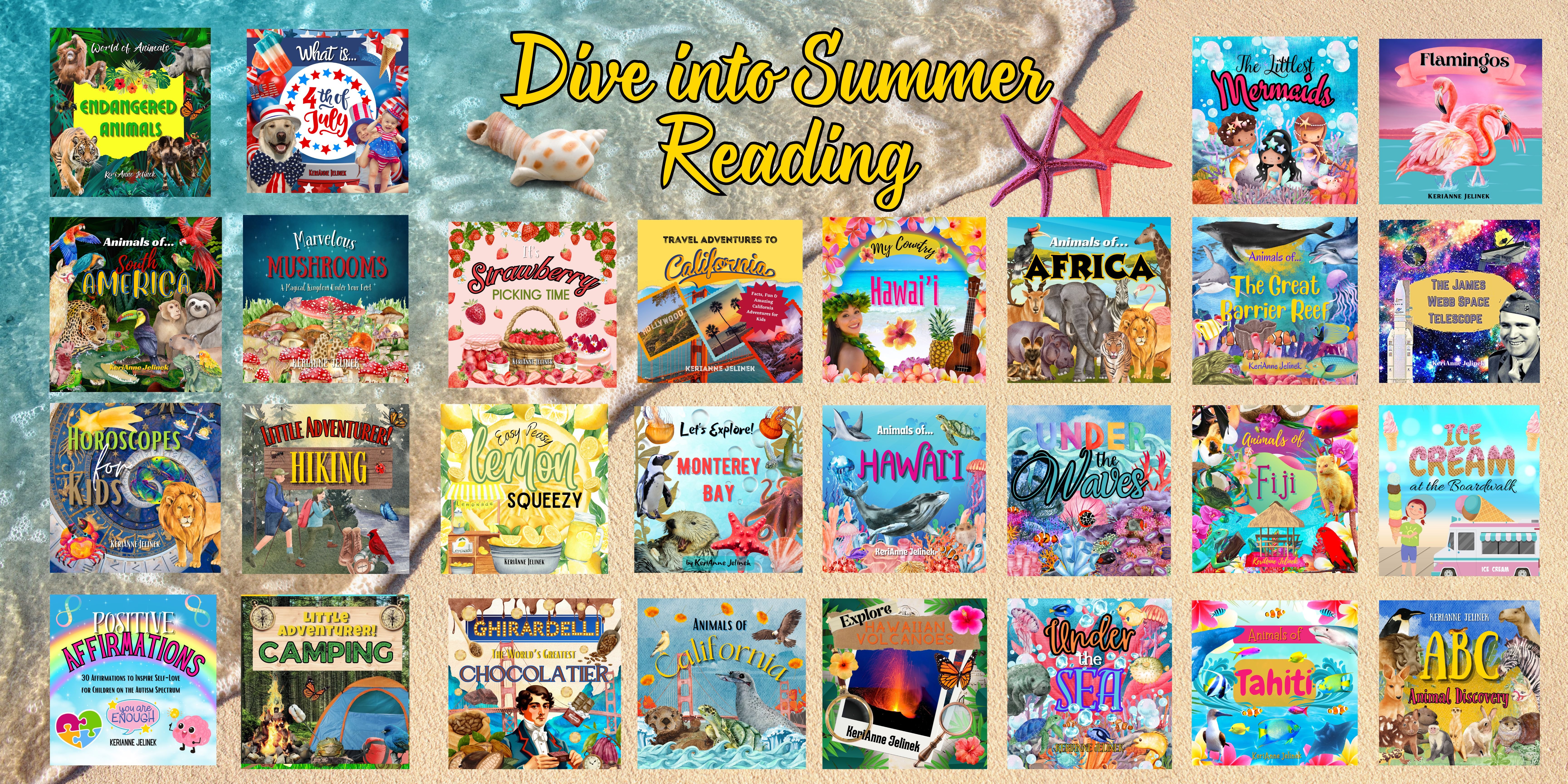 Summer Book Collection by Sloth Dreams Books & Publishing Company