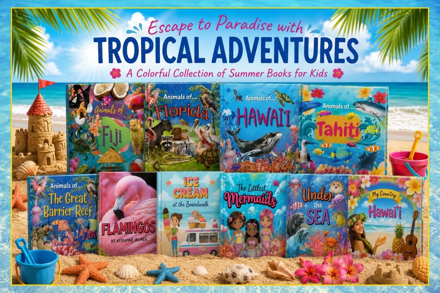 Summer Book Collections for Kids 0-12 years by Sloth Dreams Books & Publishing Company