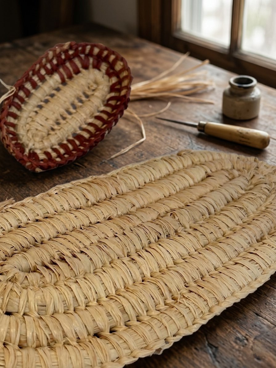 raffia bag weaving