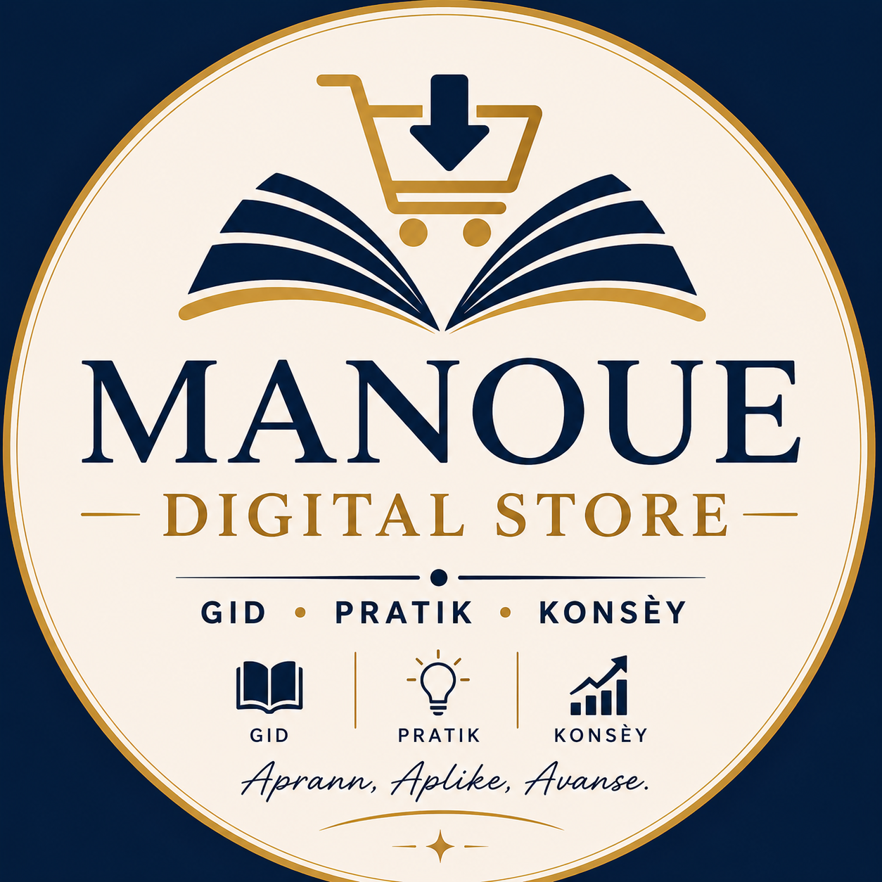 📘✨Byenveni nan Manoue Digital Store ✨📘  Mwen kontan prezante premye espas digital mwen an, kote wap jwenn gid pratik kap ede'w grandi, òganize lavi'w pi byen, epi devlope pi bon abitid chak jou.💡    Mèsi ak tout moun kap sipòte'm nan  bèl avanti sa.🤍