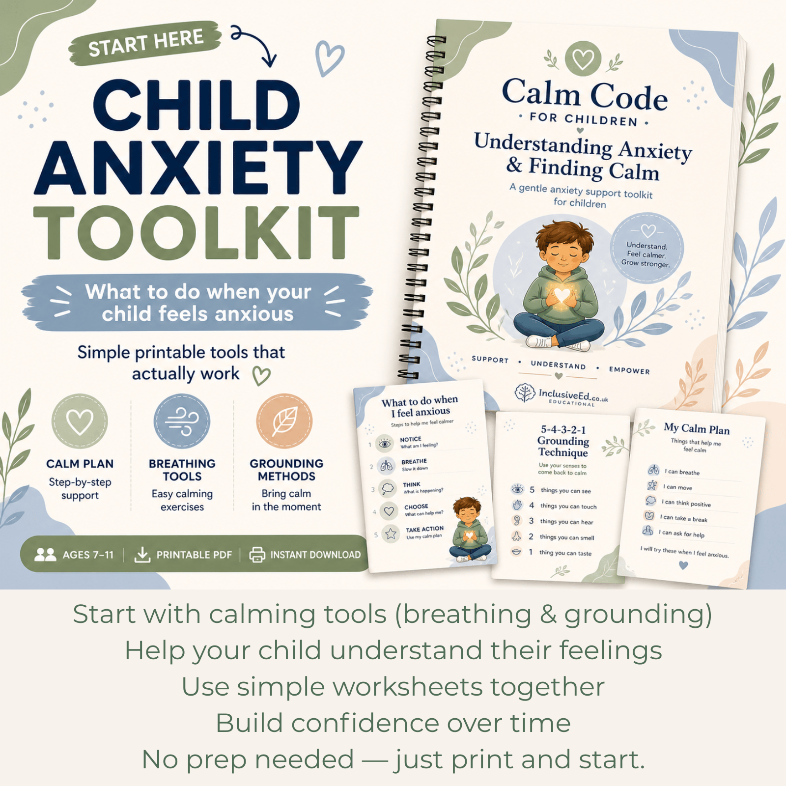 Calm Code for Children: Understanding Anxiety & Finding Calm | Gentle ...