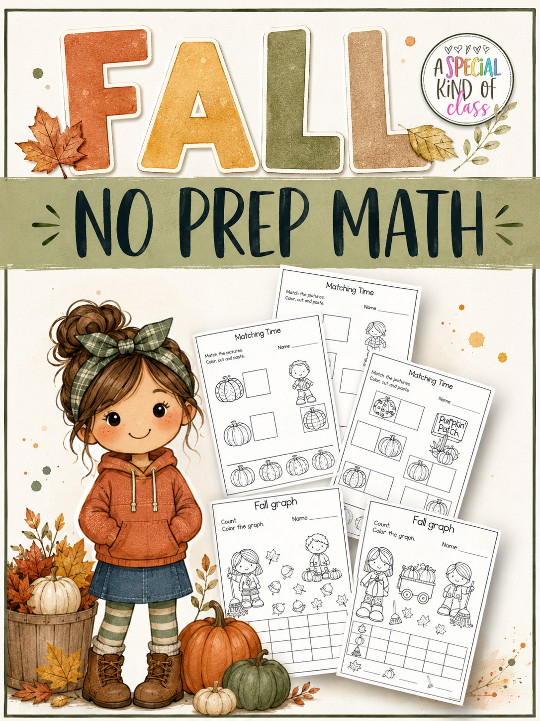 Numbers 1–5 Math & Fine Motor Practice | Cut, Paste & Color Activities