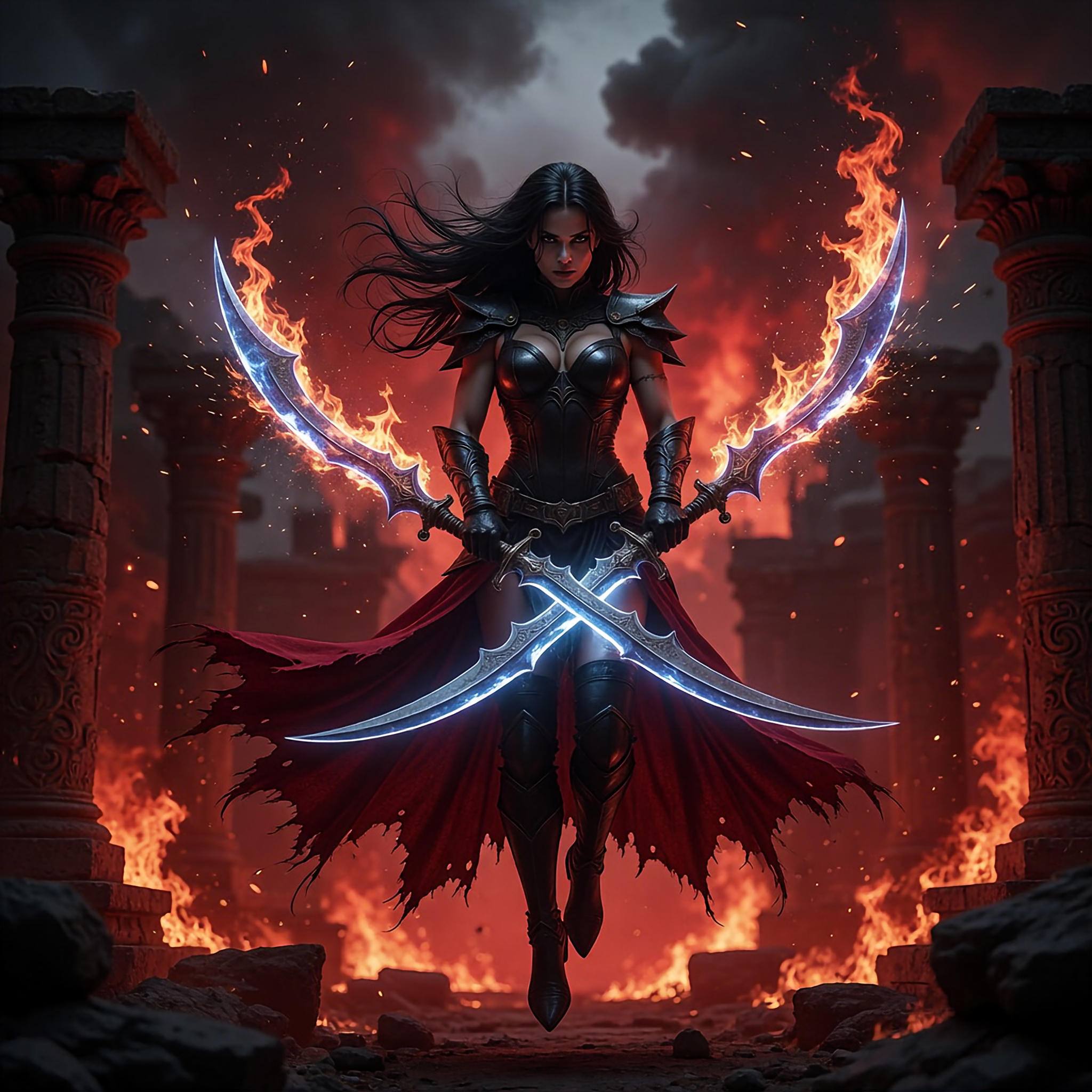 Female hell demon's being horrifying and brutal 25