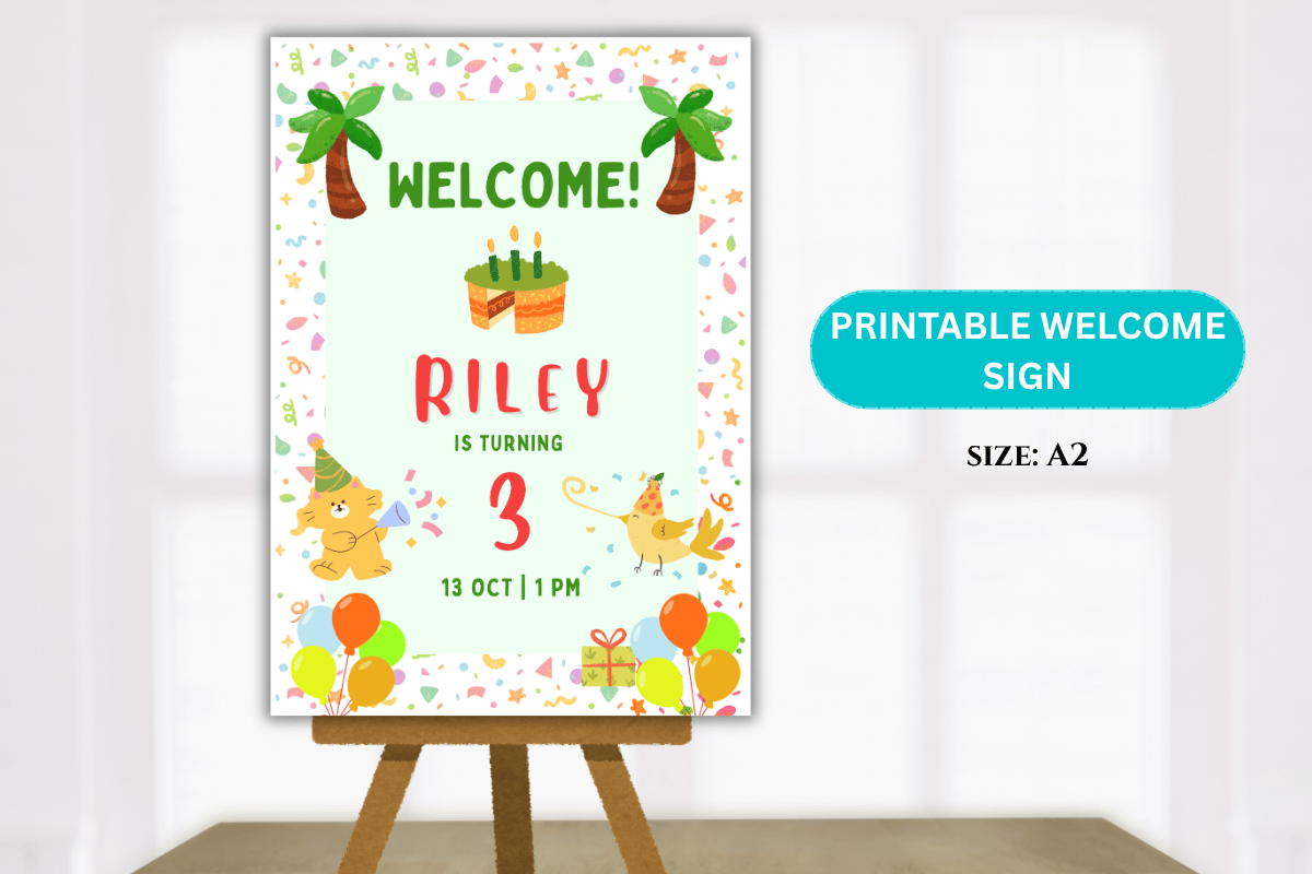 editable canva birthday template