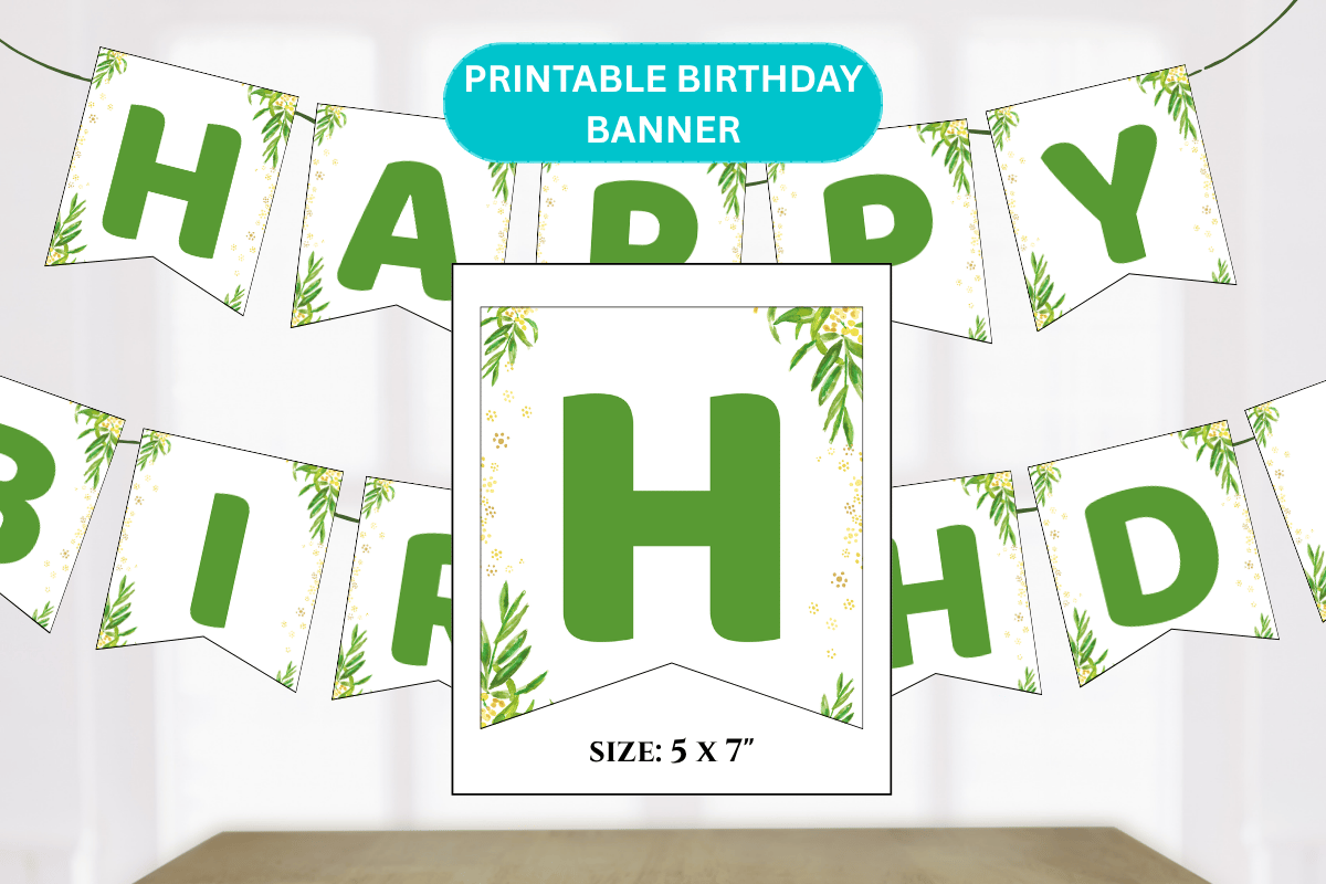 printable birthday decorations