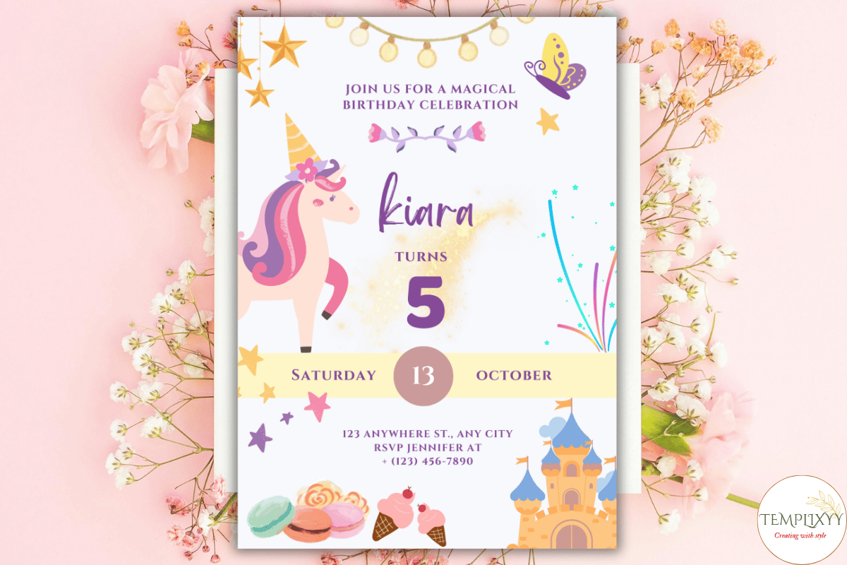 unicorn birthday party kit