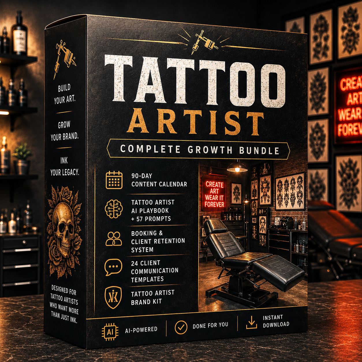Tattoo Artist Growth Bundle product mockup