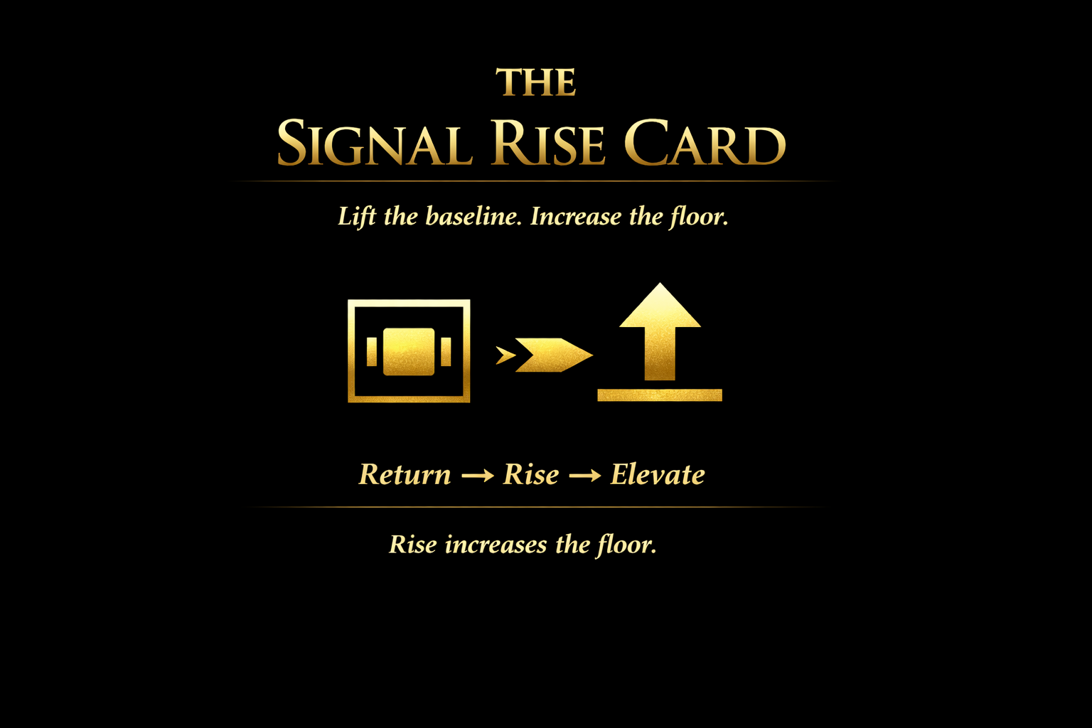 Signal Rise Icon The Signal Rise Card - Payhip