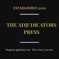 Adjudicators Press brand logo, high-end publishing for immigration and legal compliance resources.