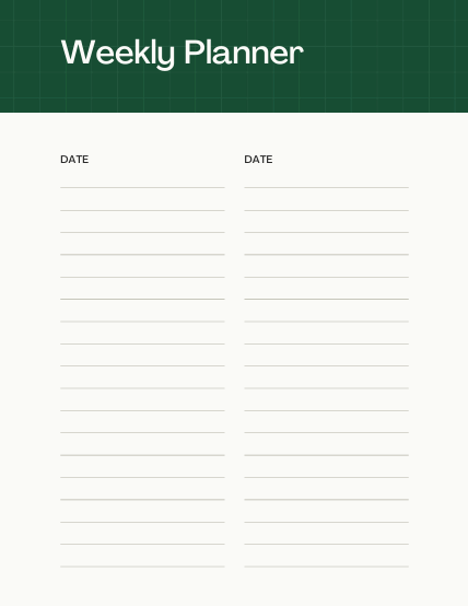 Two‑column layout with Schedule, Priorities, Other Tasks, and Notes – helps you separate urgent from important in one glance.