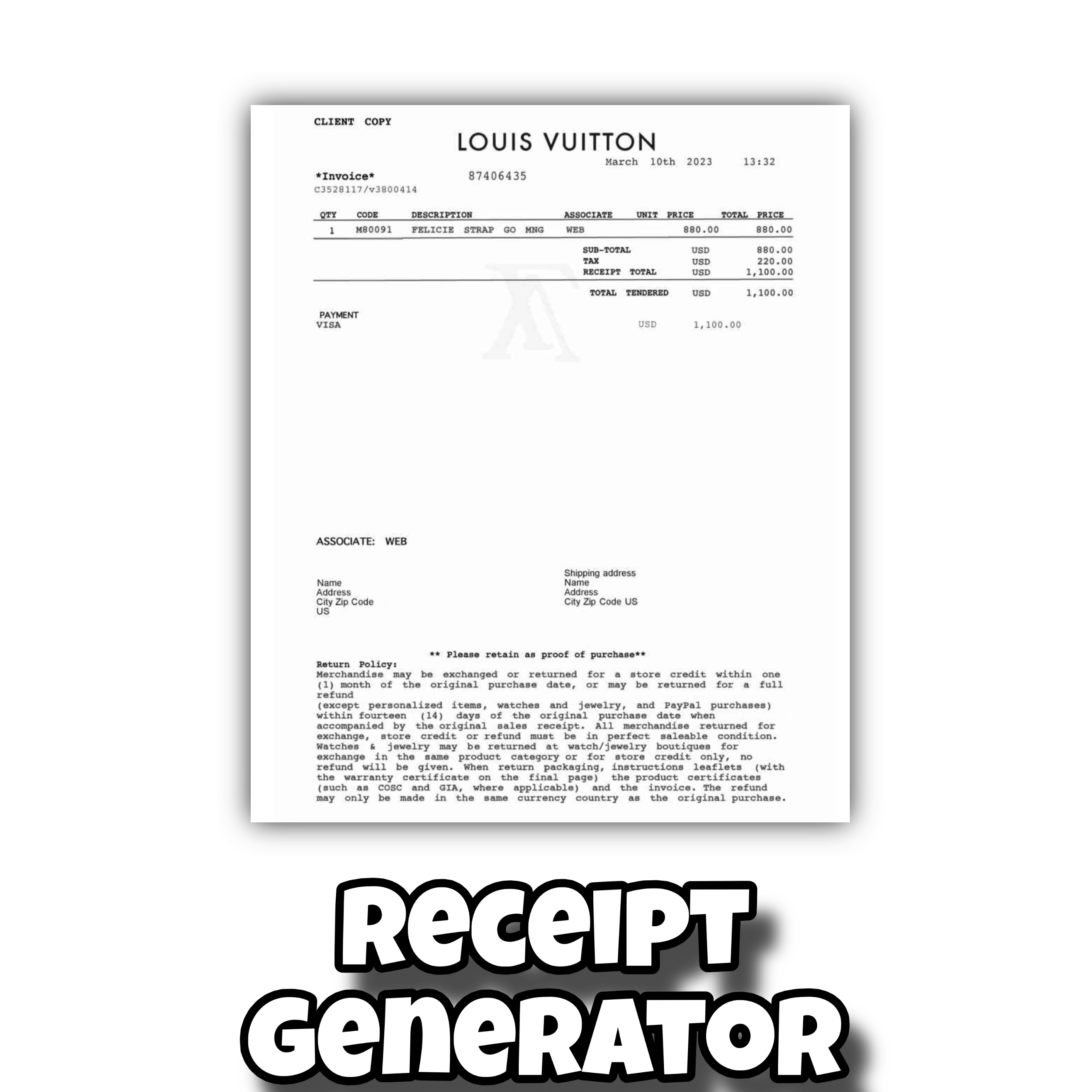 RECEIPT GEN - Payhip