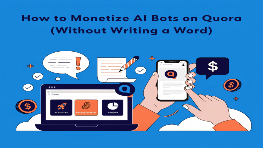 How to Monetize AI Bots on Quora (Without Writing a Word)