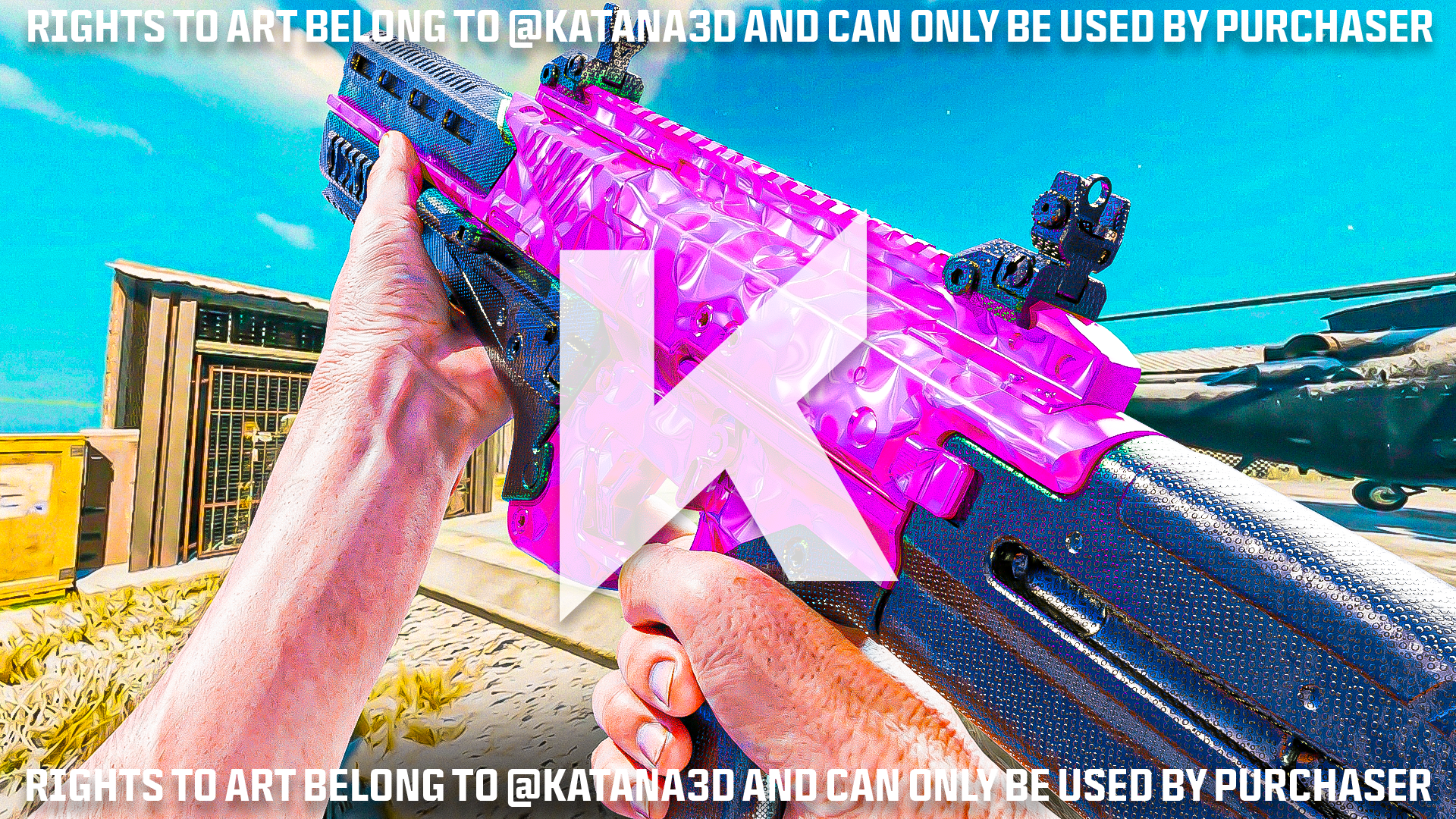 Pink Cod Render COD/Warzone/BO7 Thumbnail - Pink Obsidian X9 Maverick (3 Map Versions ...