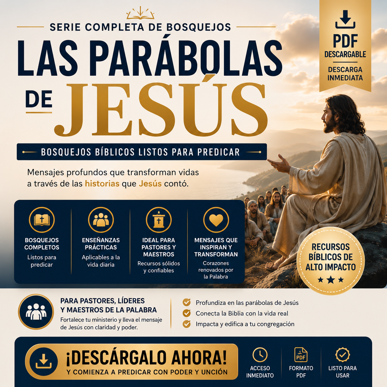 Las Parábolas de Jesús - Serie Completa de Bosquejos