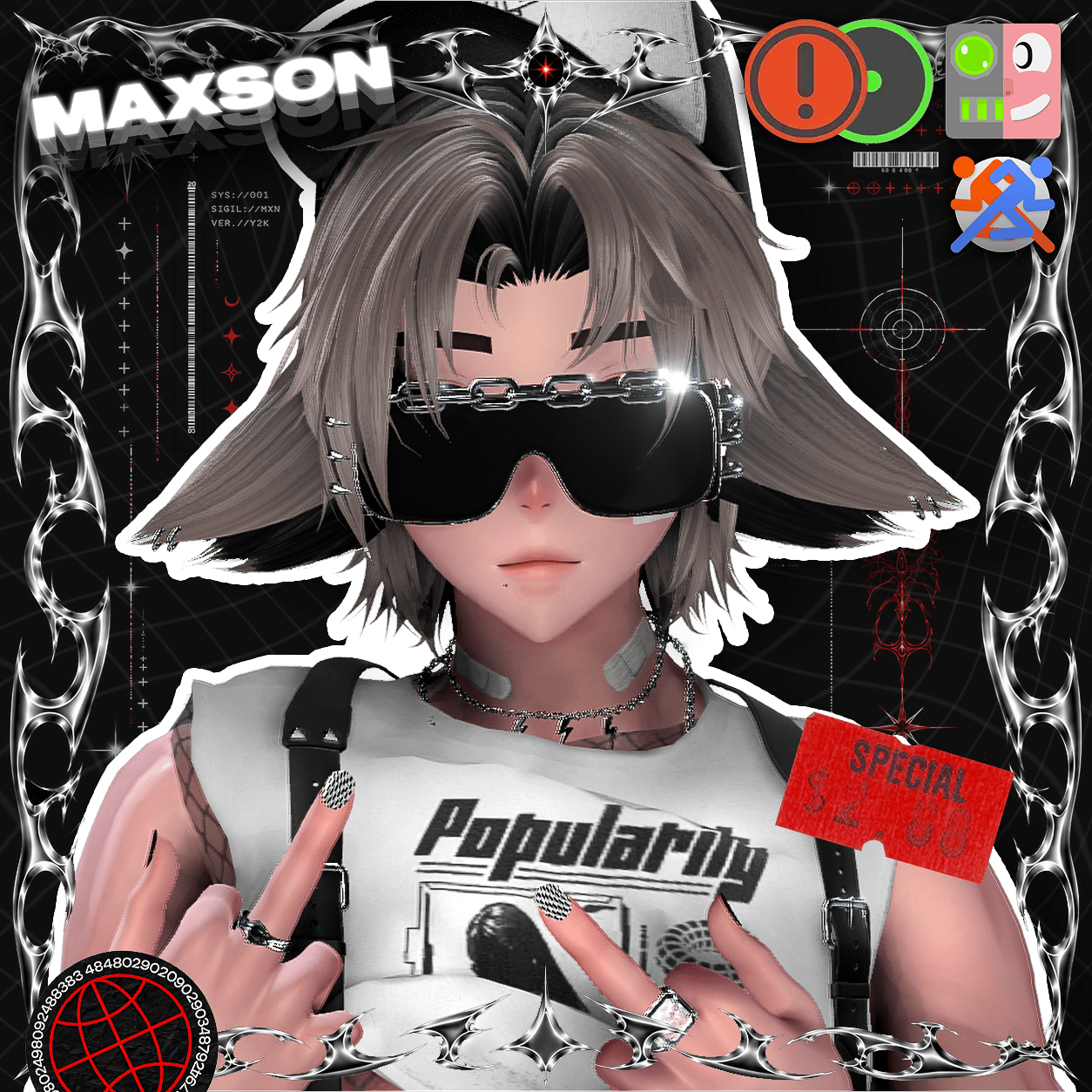 "MAXSON"  [ Opti | Face Tracking | GoGo | PC ]