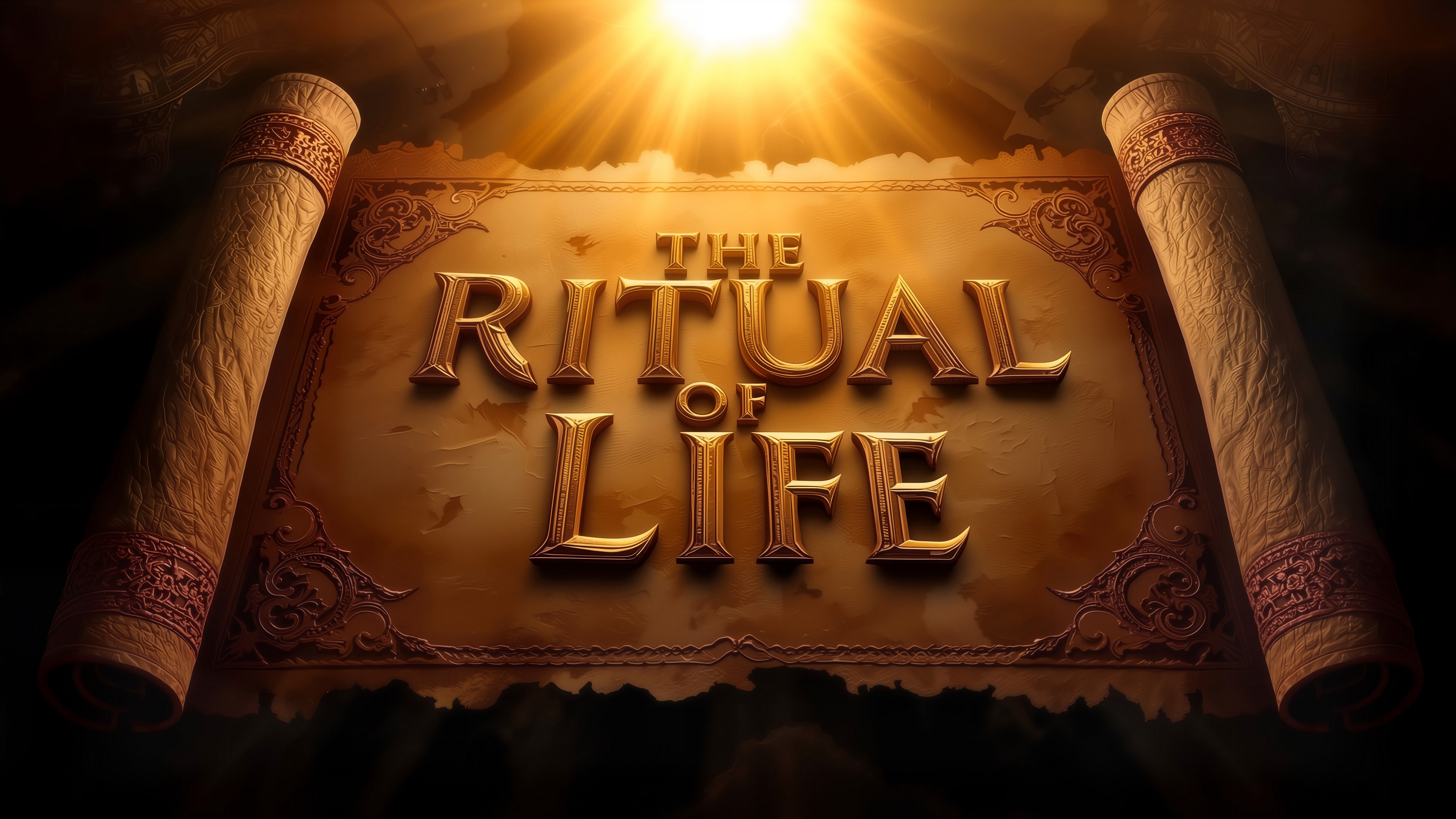 The Ritual of Life official website header, Cristine Sword self-improvement system, habit formation and neuroplasticity mobile app, daily mindfulness rituals and science of change, conscious living, interactive ritual cards, personal growth software.