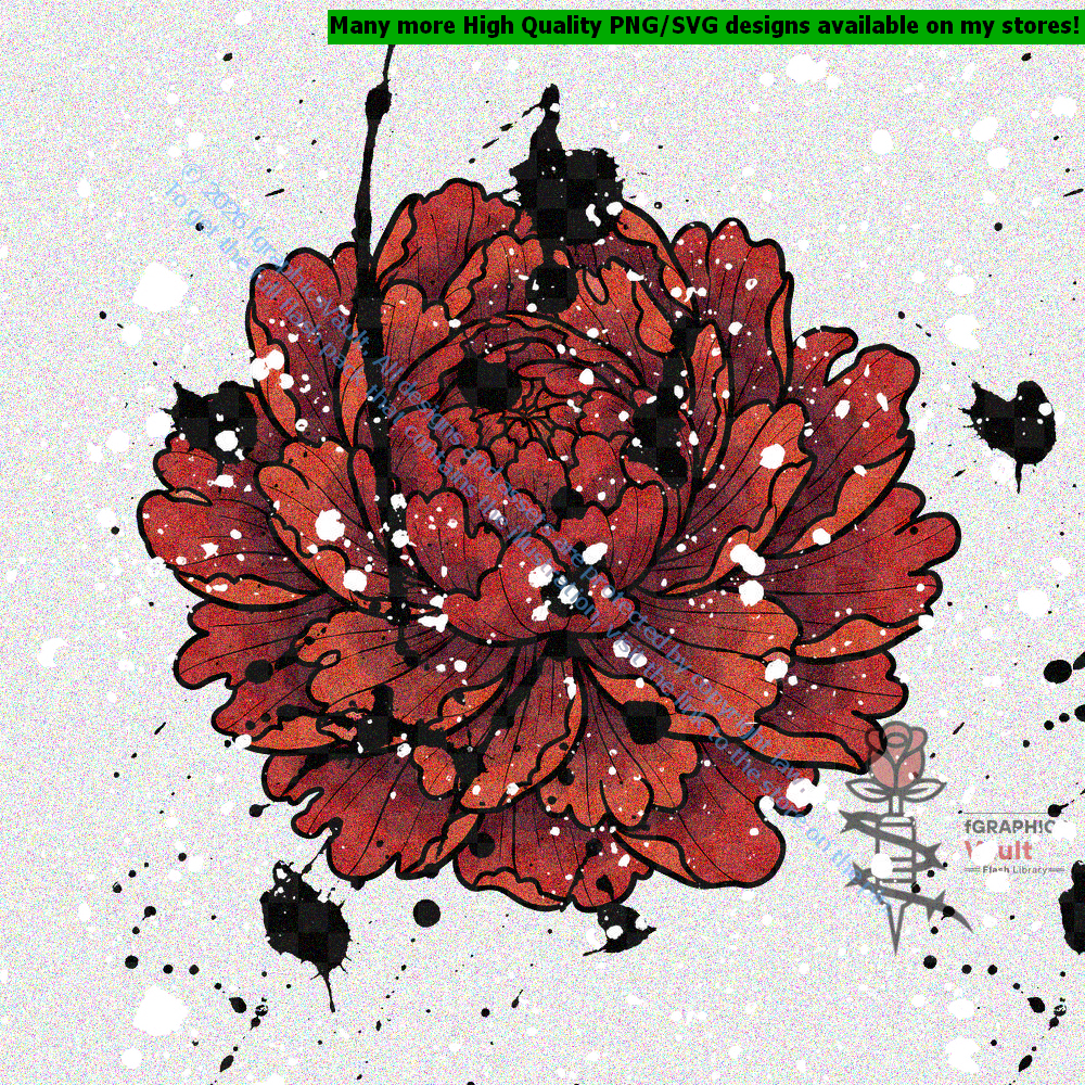 Collection of 83 Japanese peony flower tattoo flash designs featuring traditional irezumi botan motifs, ornamental floral artwork, and tattoo reference illustrations.
