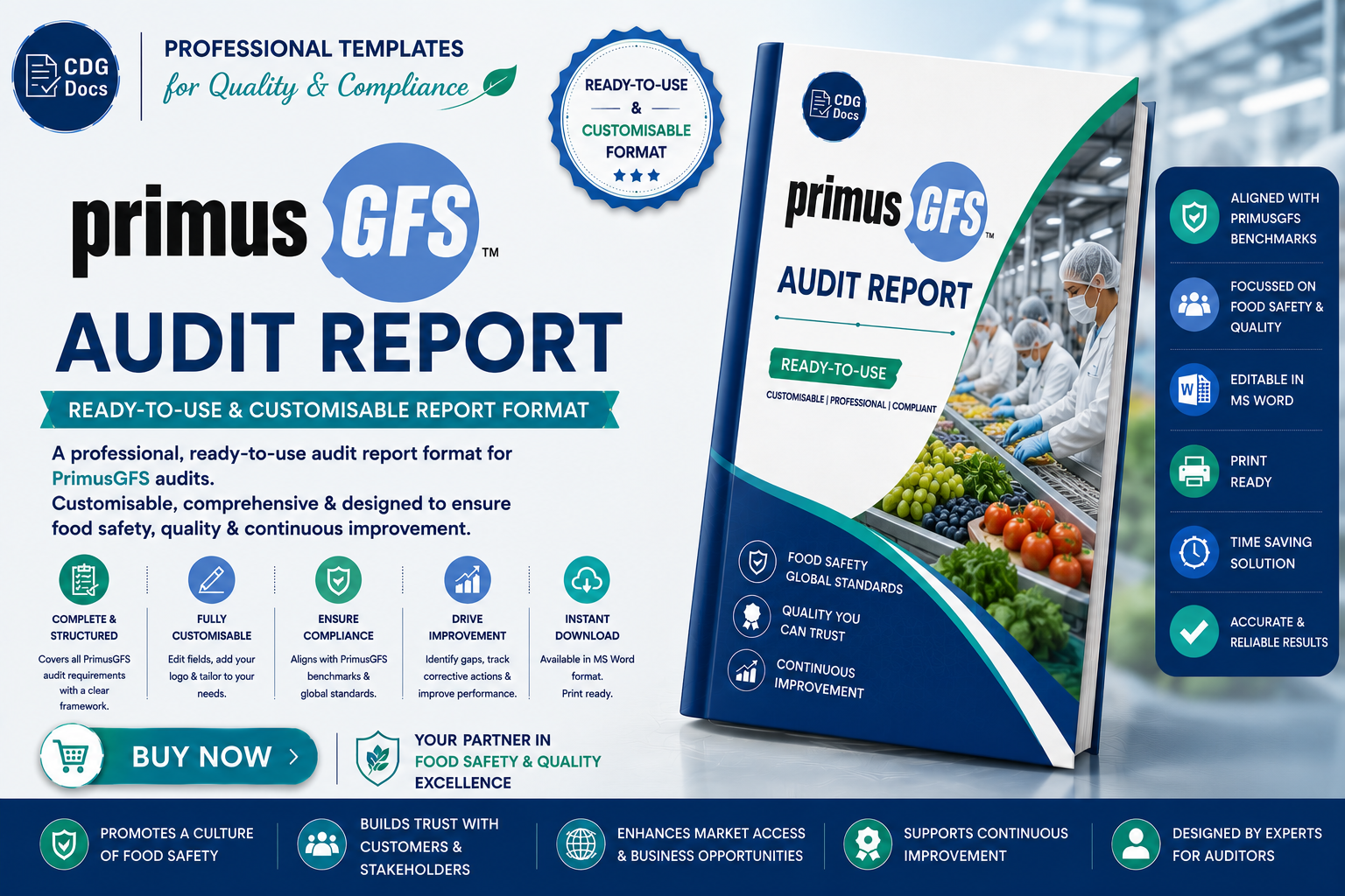 Primusgfs Checklist.pdf PrimusGFS Audit Report Template | Food Safety Compliance | Editable ...