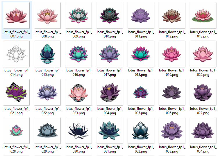 Collection of 60 Japanese lotus flower tattoo flash designs featuring traditional irezumi floral artwork, ornamental lotus motifs, and detailed tattoo reference illustrations.