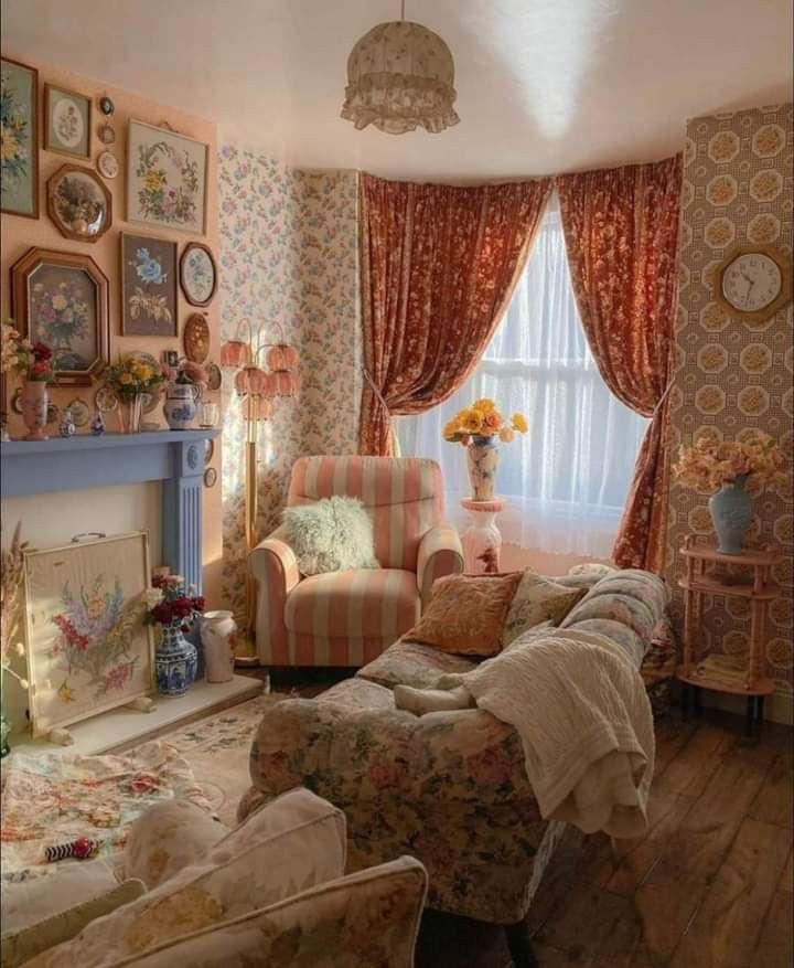 cottagecore living room