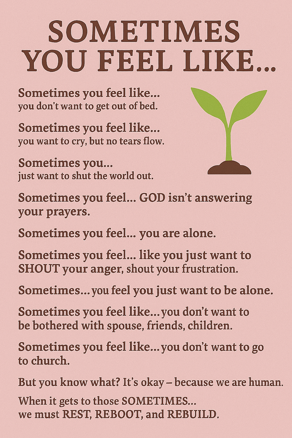 Sometimes You Feel Like That — Gentle Emotional Healing Reflection ...