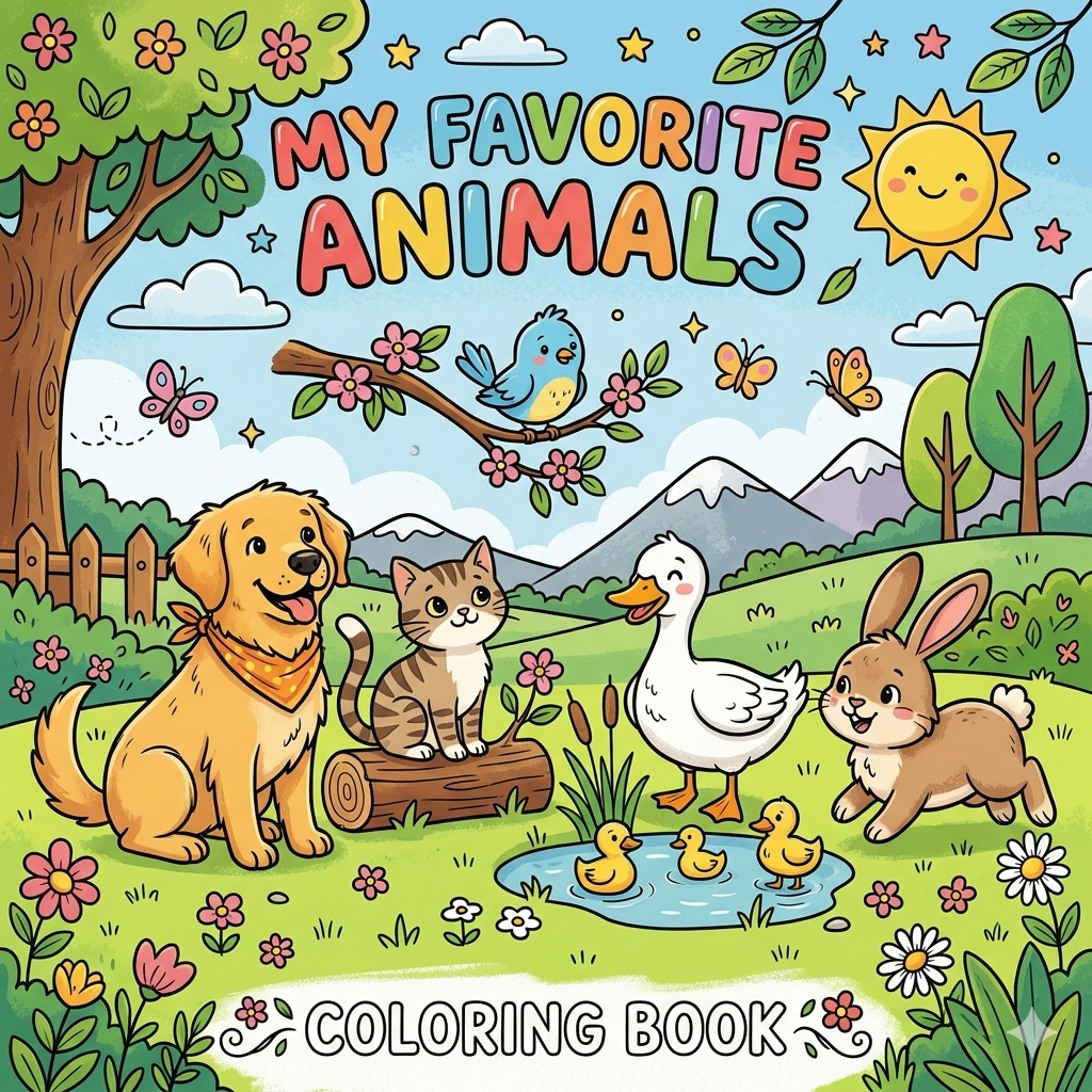 Animal Coloring Book