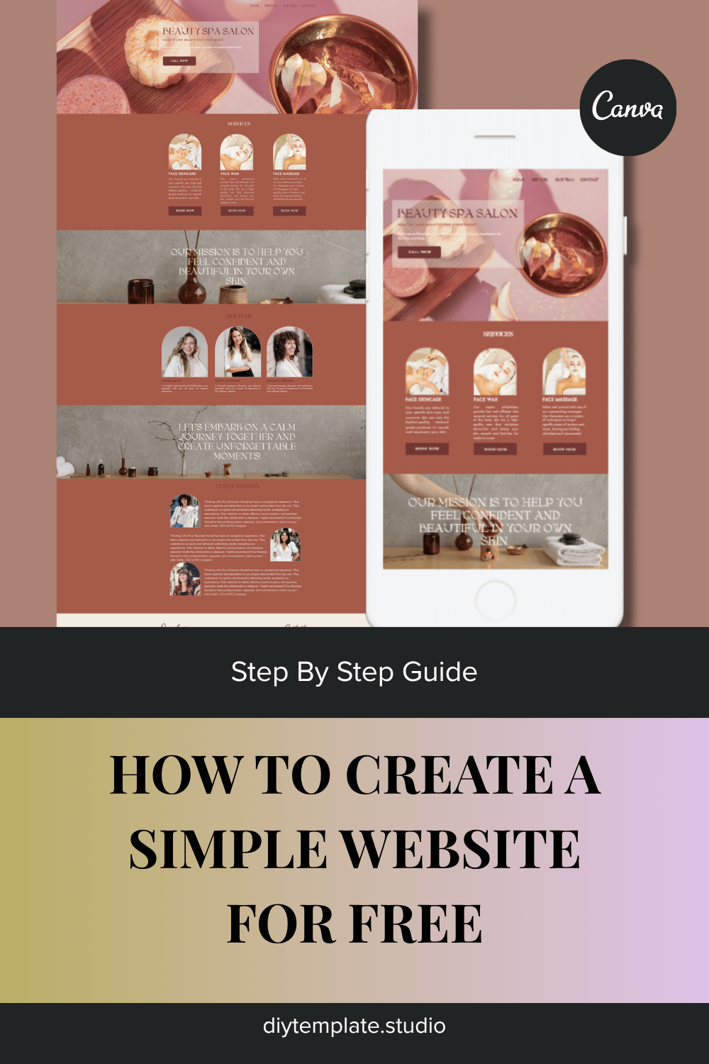 How to Create a Simple Website for Free Using Canva