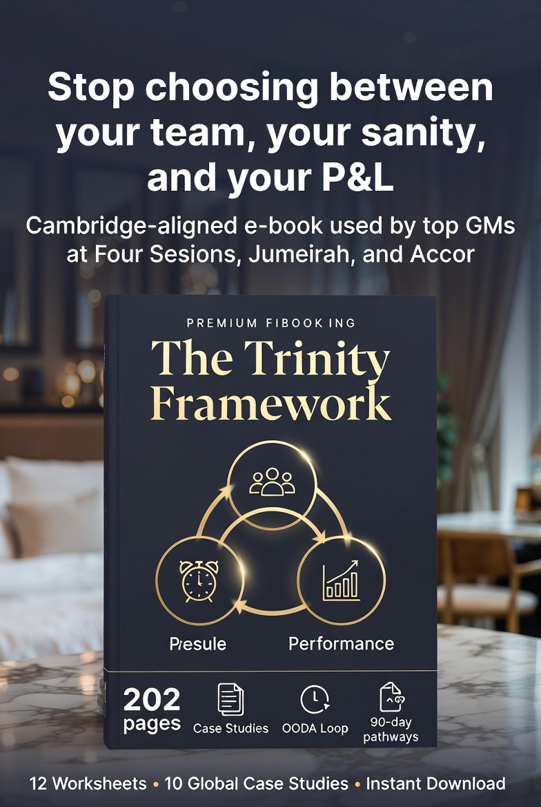 The Trinity Framework People Pressure Performance  In F&B Hospitality