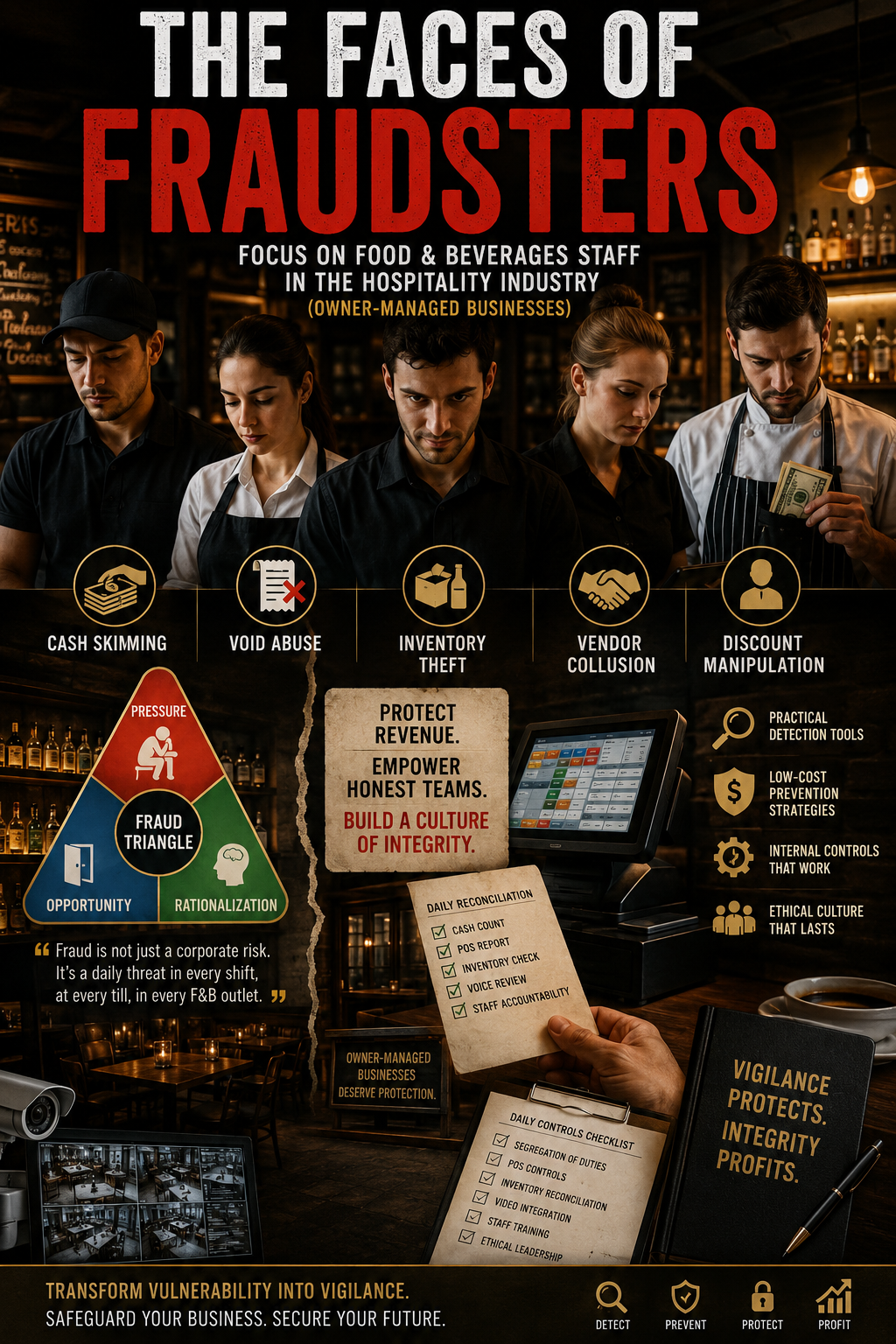 The Faces of Fraudsters: Focus on Food and Beverages Staff in the Hospitality Industry