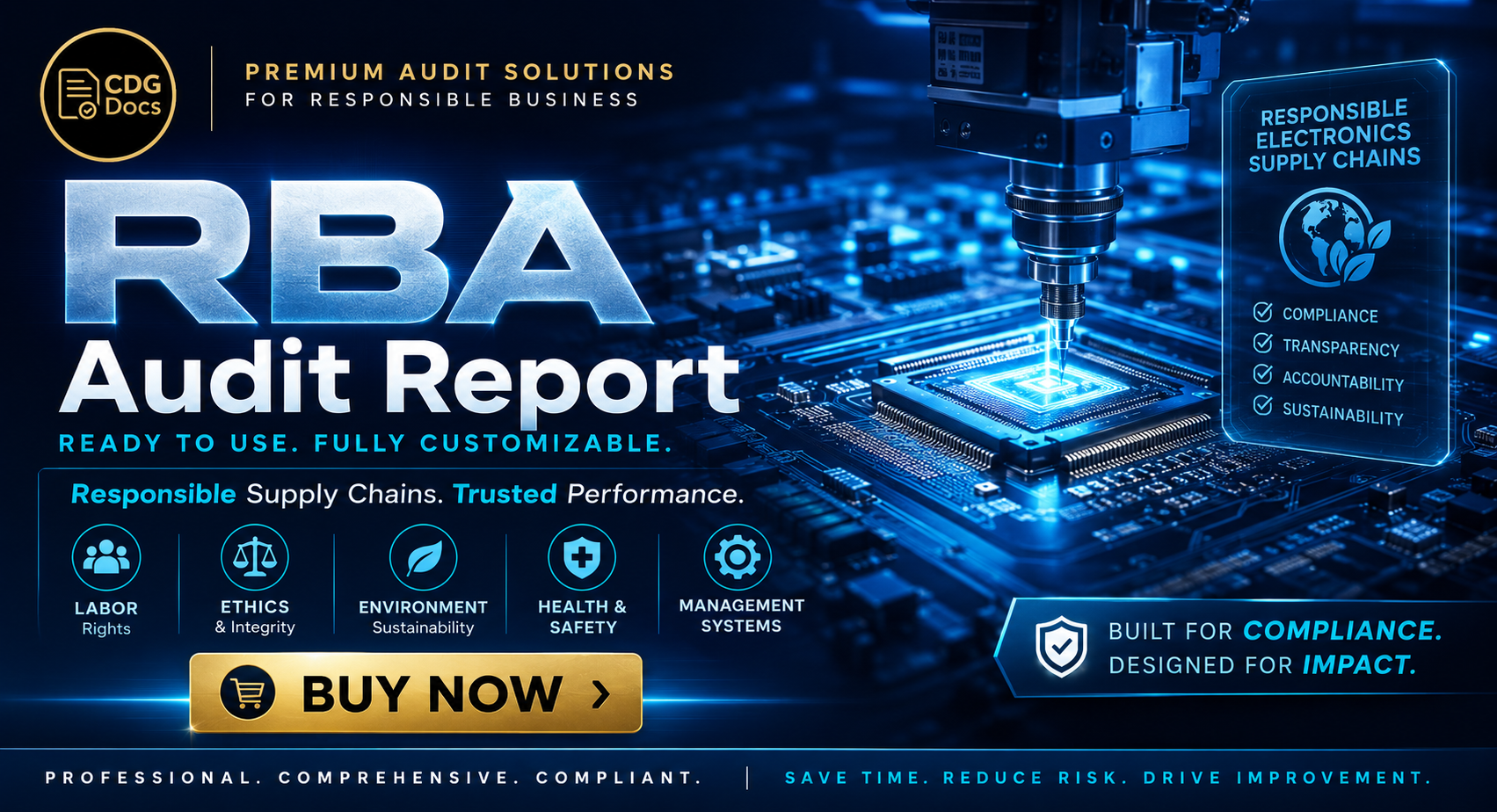 RBA Audit Report Template | Responsible Business Alliance Compliance ...