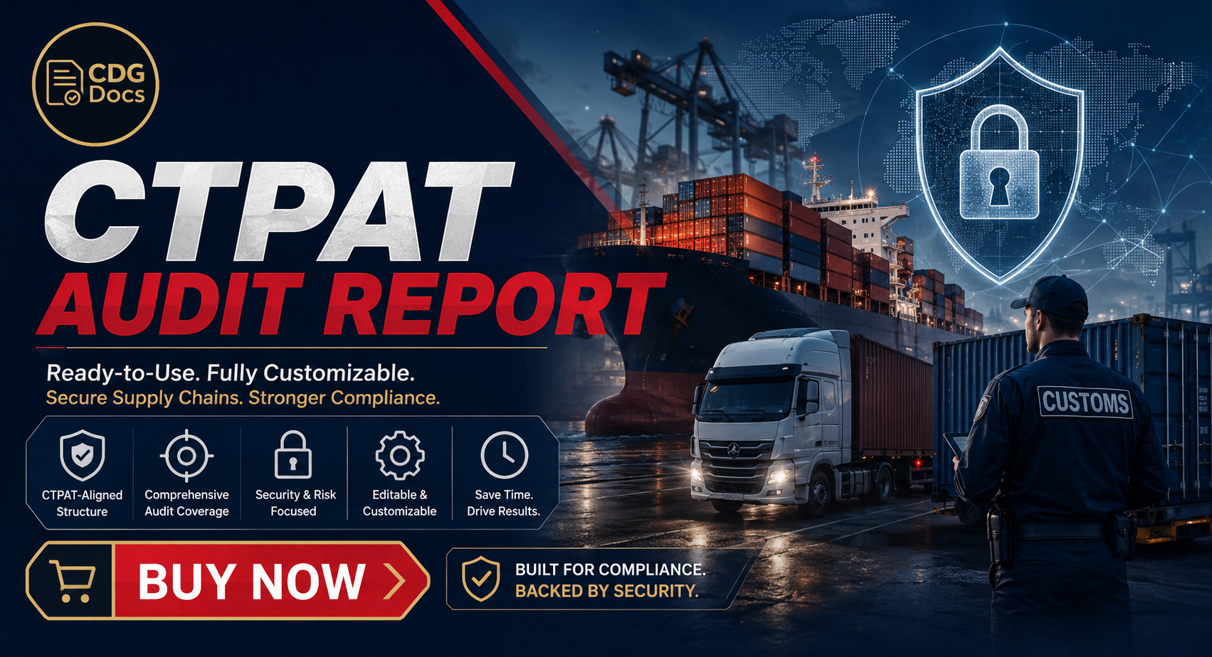 Customs Entry Audit Checklist Example CTPAT Audit Report Template | Customs Trade Partnership Compliance ...