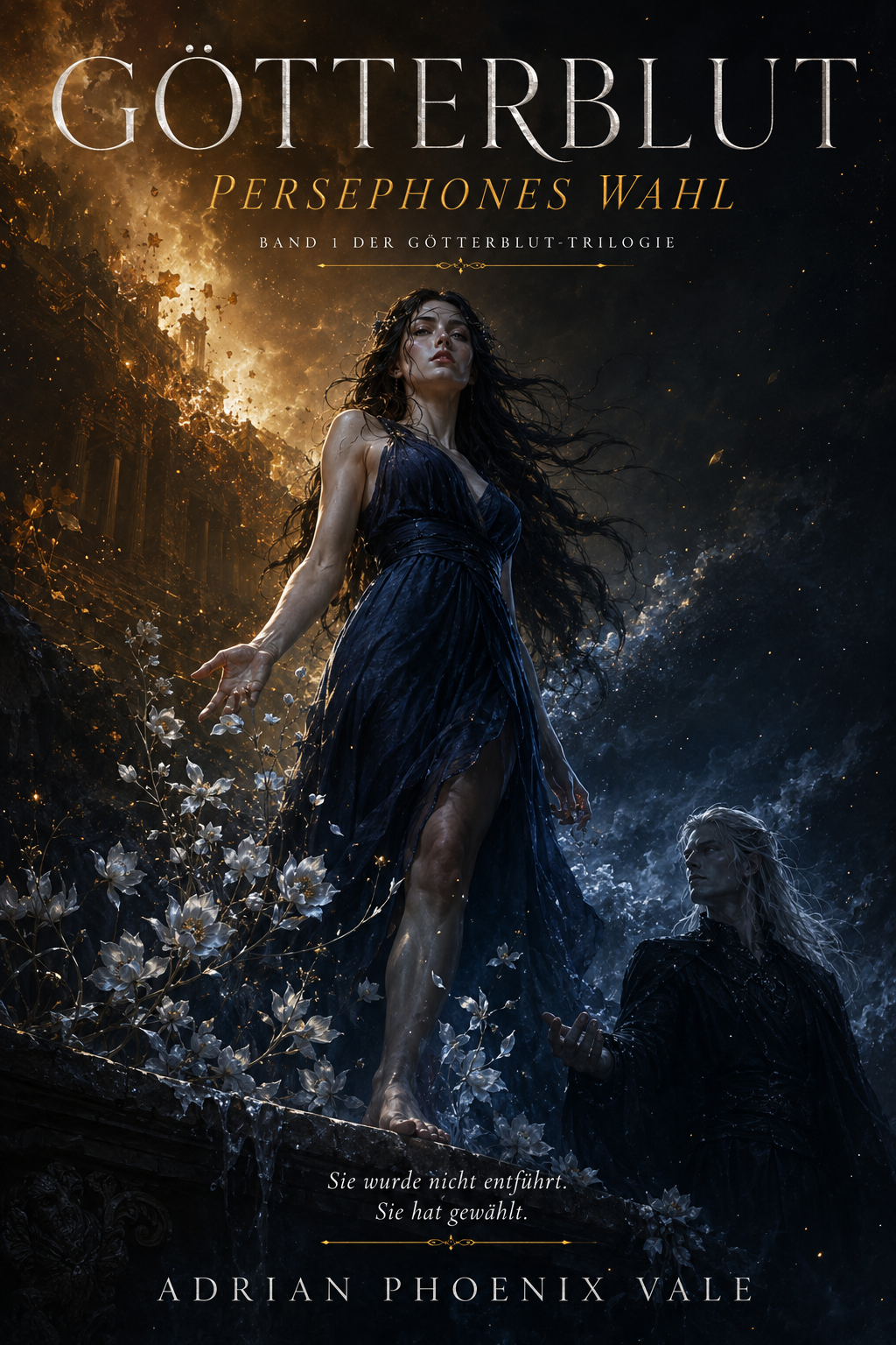 romantasy · dark romance · griechische mythologie ·  persephone · hades · slow burn · enemies to lovers ·  deutsch · fantasy romance · mythologie retelling ·  adrian phoenix vale · götterblut ✦ Enemies-to-Lovers ✦ Slow Burn (sehr langsam — sehr intensiv)
