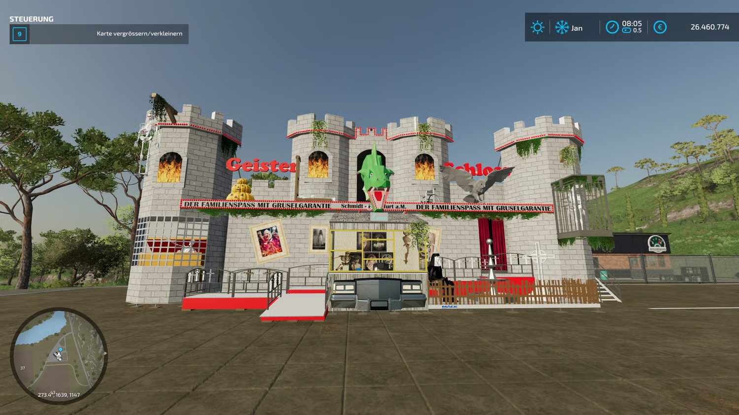 Mods Funfair Forain Farming Simulator 22 - FS25-Rides