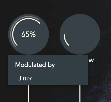 Outgrowth's new quick modulation menu