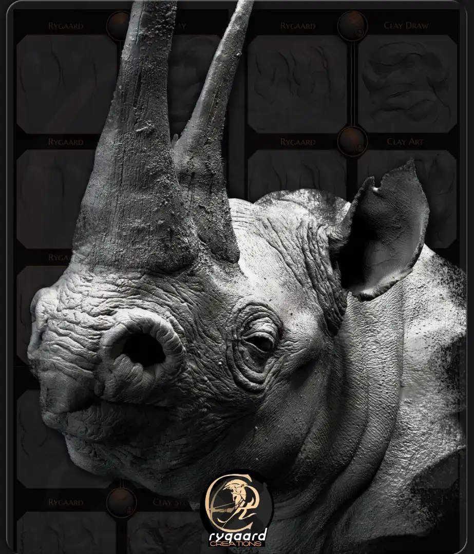 why rygaard carving and blocking pack brush - 3DCoat