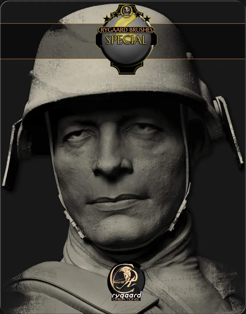 rygaard special brush pack - sapper sculpt - 3DCoat