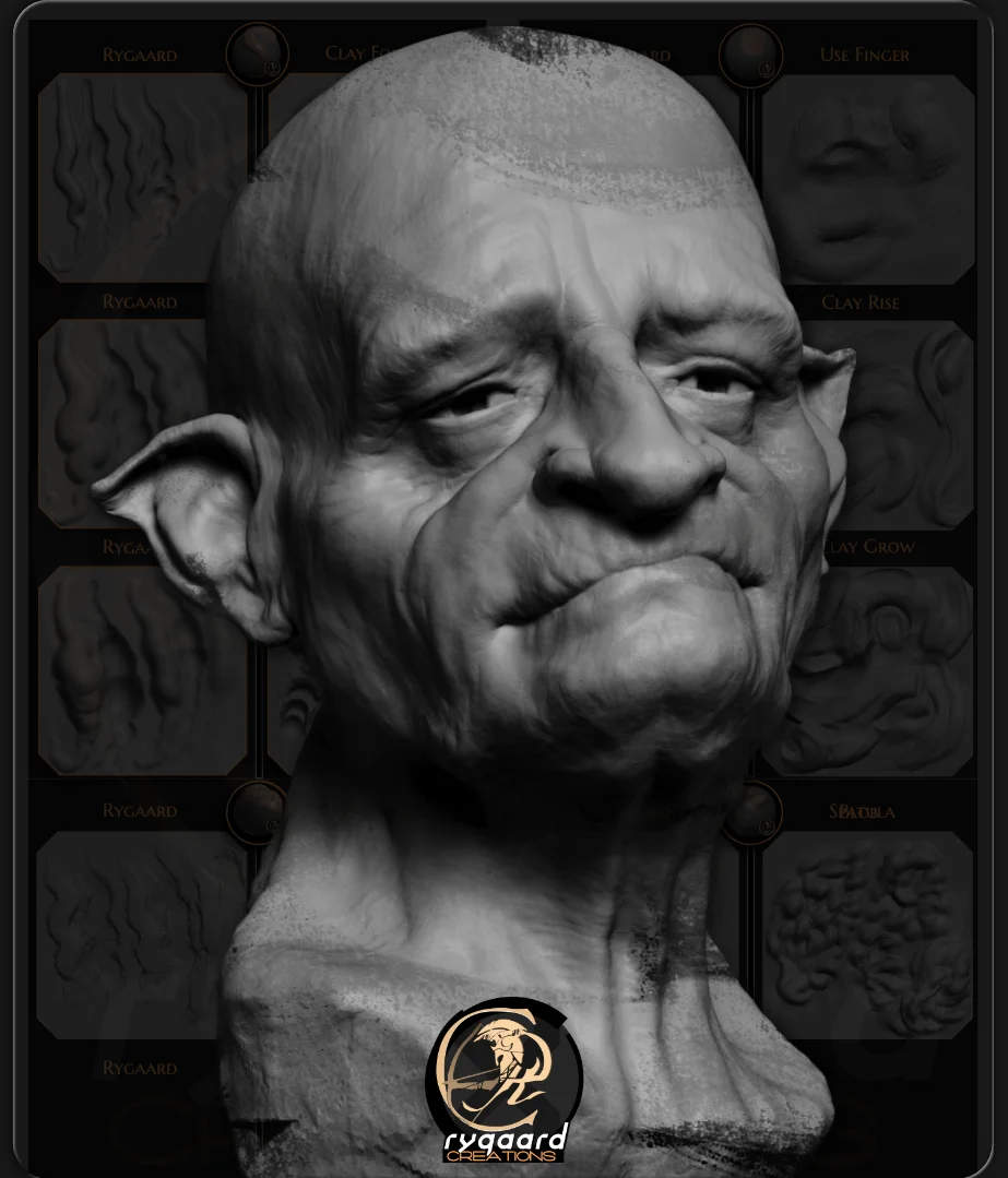 why rygaard form pack brush - 3DCoat