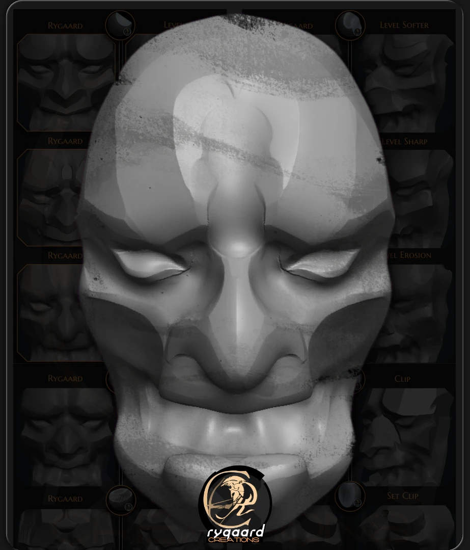 why rygaard level pack brush - 3DCoat