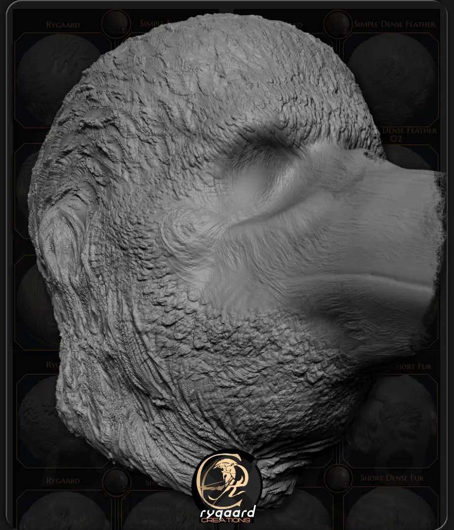 why rygaard feather and fur pack brush - 3DCoat