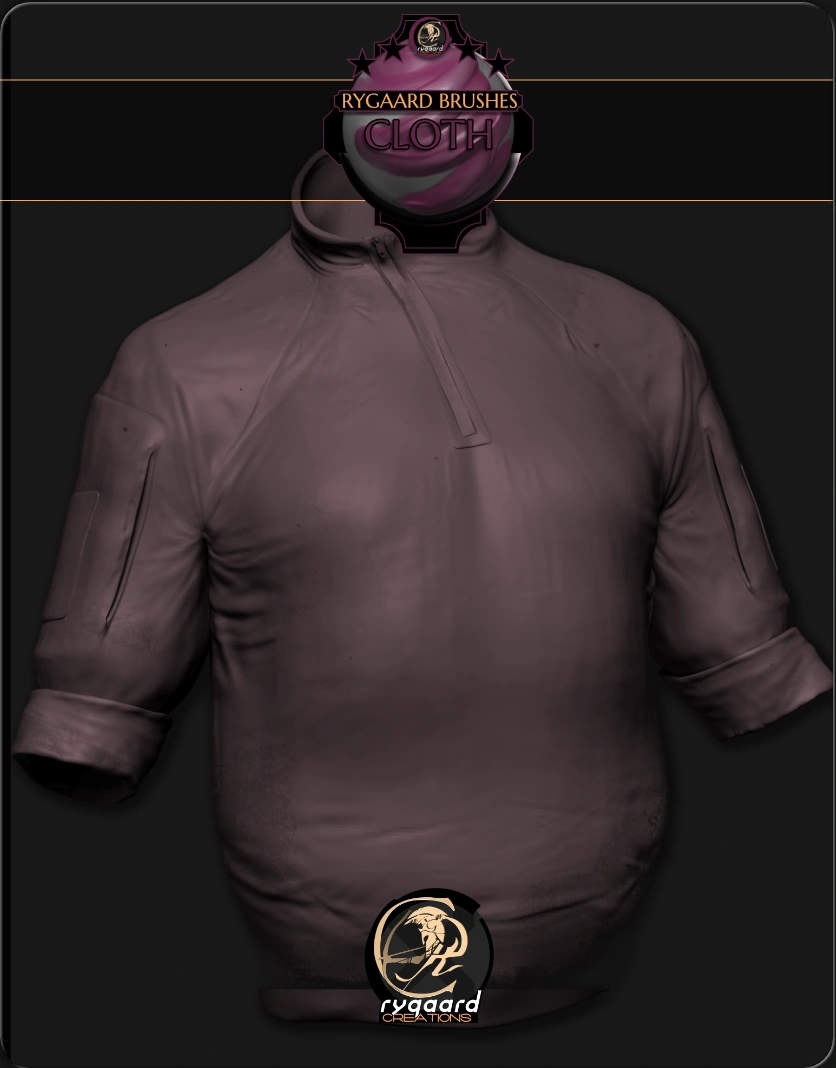 Rygaard Cloth brush pack - 3DCoat
