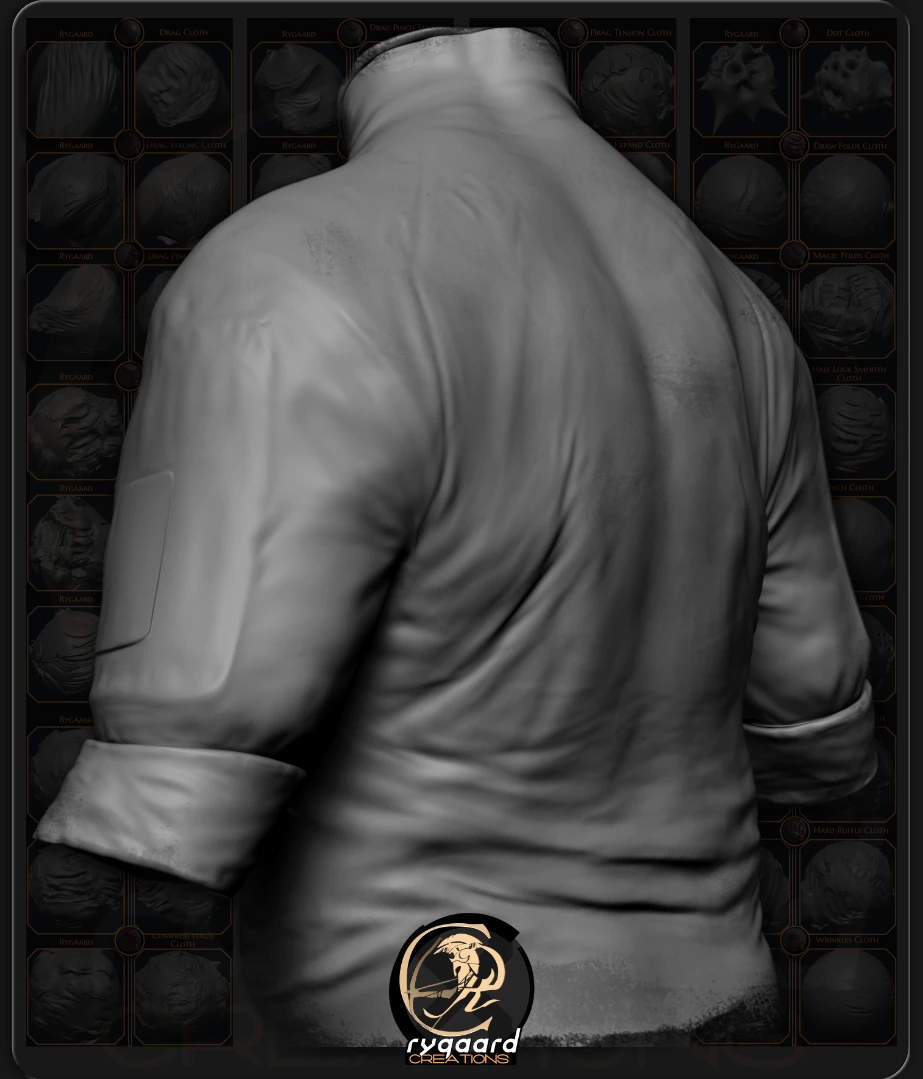 why rygaard cloth pack brush - 3DCoat