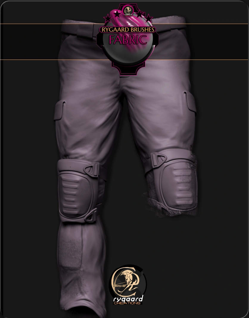 Rygaard Fabric brush pack - 3DCoat