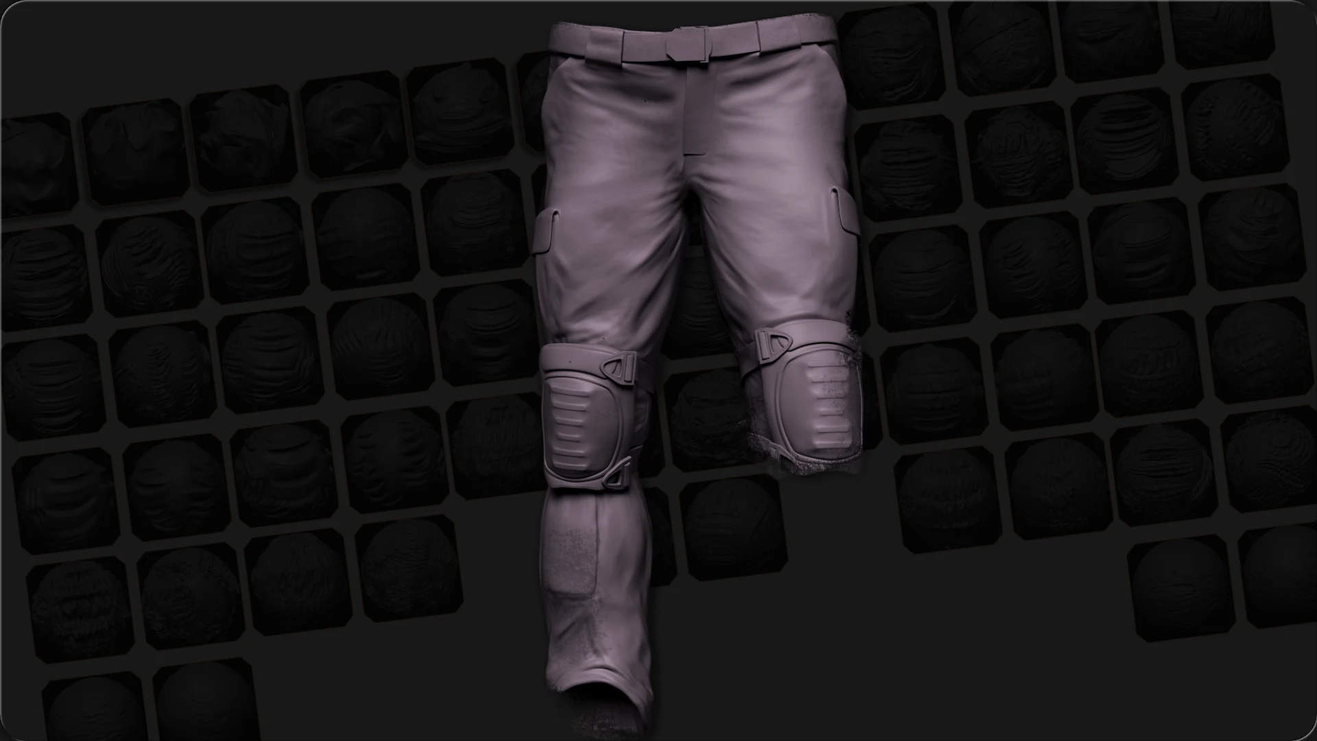 rygaard fabric - different fabric sculpt - 3DCoat