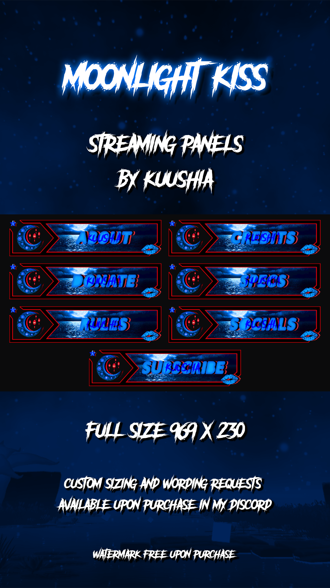 Moonlight Kiss Streaming Panels