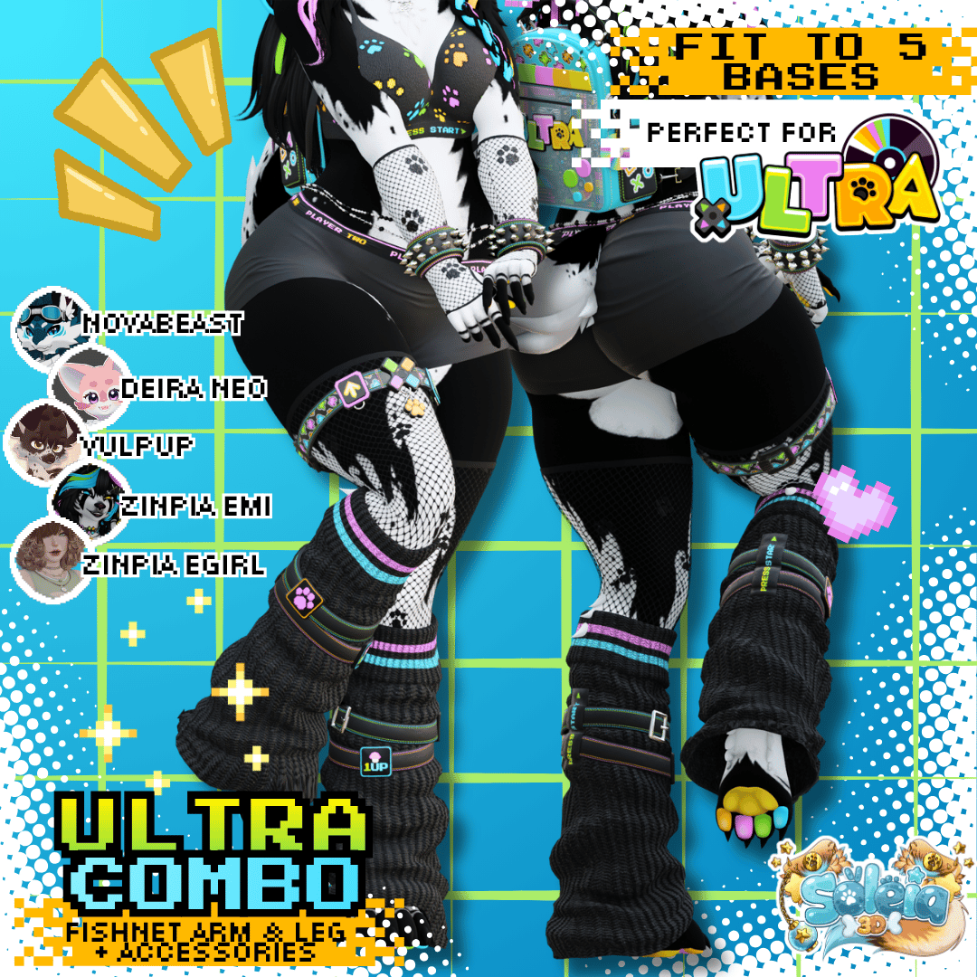 ULTRA Combo - Fishnet & Warmers Combo Set - Unity Prefab