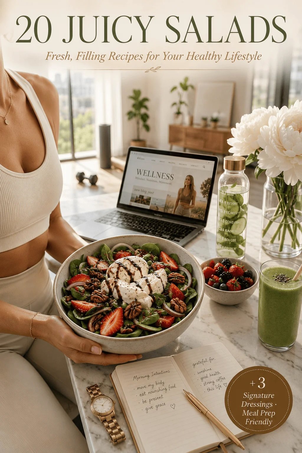 Healthy Salad Recipes for Weight Loss – 20 Filling Salads PDF