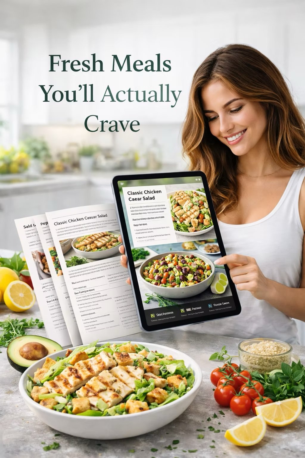 Healthy Salad Recipes for Weight Loss – 20 Filling Salads PDF