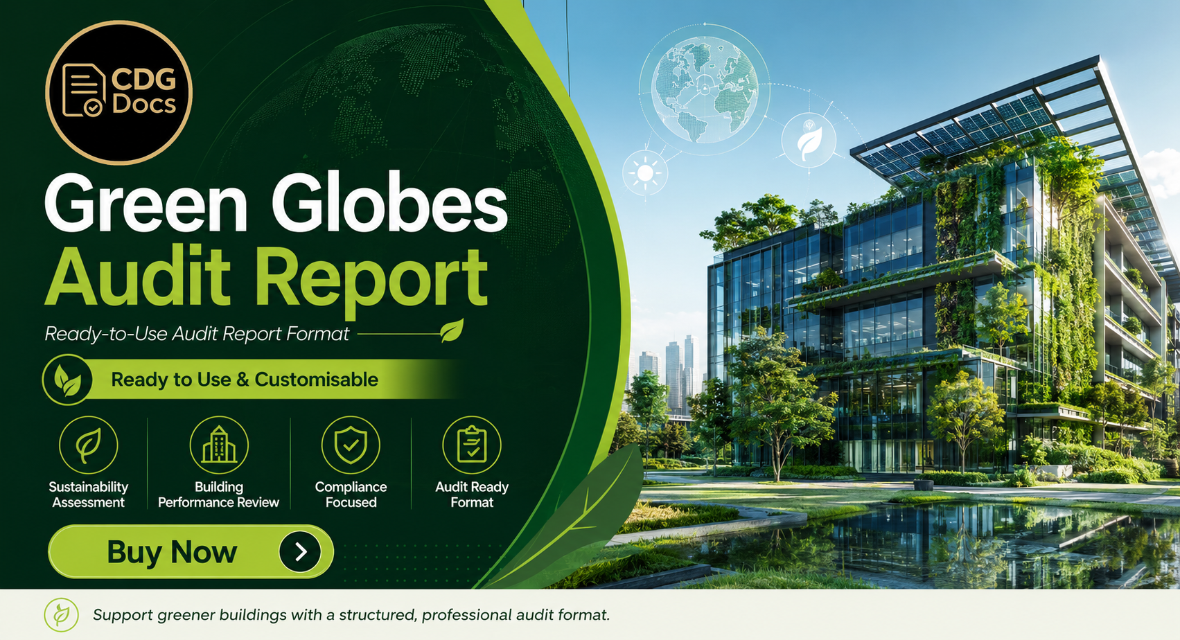 Green Globes Audit Report Template | Sustainable Building Compliance ...