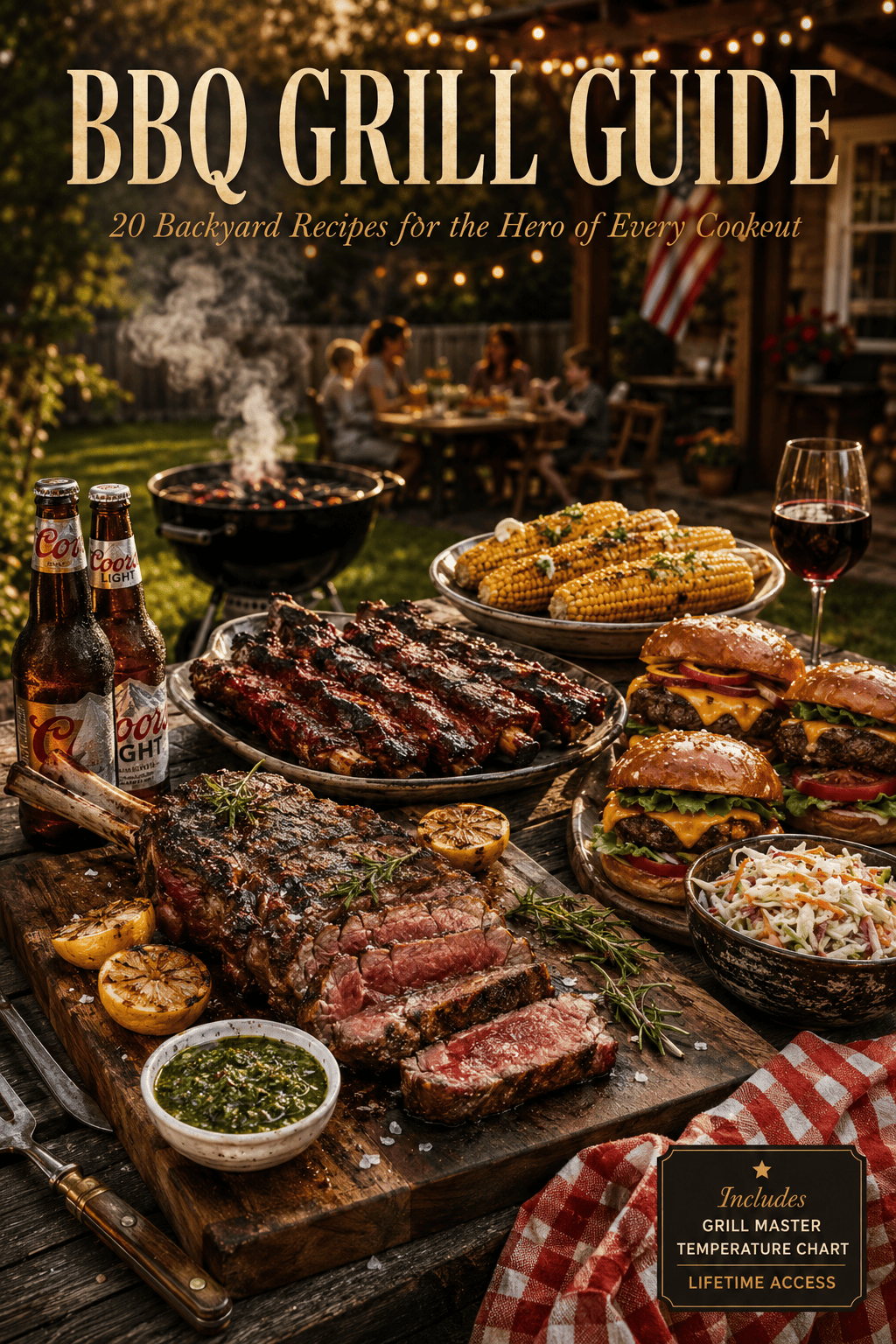 BBQ Grilling Guide – 20 Meat Recipes, Marinades & Pro Grilling Tips PDF